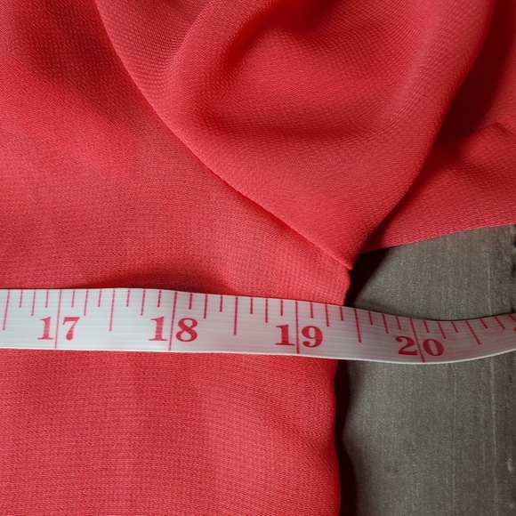 A. Byer Women's Coral Pink 3/4 Sleeve Blouse Size Medium EUC - Picture 6 of 14